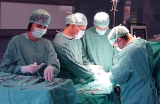 Surgical Team with Equipment - Medical Equipment Sales